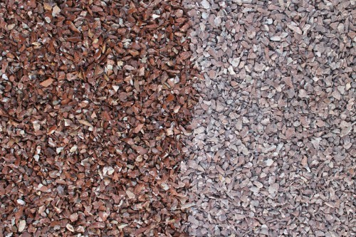  Мраморная крошка (щебень крошка розовый) фр. 5-10 мм.  купить  в Краснодаре мрамор розовый, красный щебень колотый ландшафтный декоративный  7700 руб/т   фото 