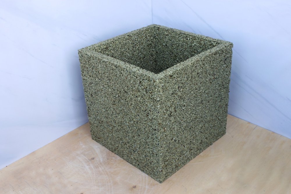 Ландшафтный вазон Куб  купить  c доставкой в Краснодаре 