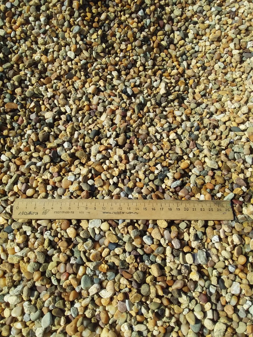  Галька окат (серо-желтая) фр.5-10 мм. купить   в Краснодаре галька речная рыжий, желтый, рыжий, серо-желтый речная окатанная галька декоративная 4000 руб/т   фото 