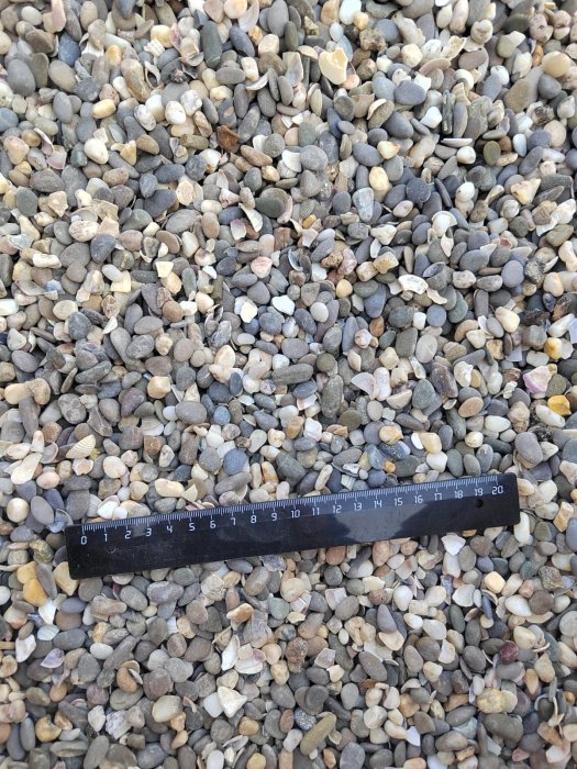 Галька крымская прибрежная фр. 5-10 мм.  купить с доставкой в Краснодару фото 