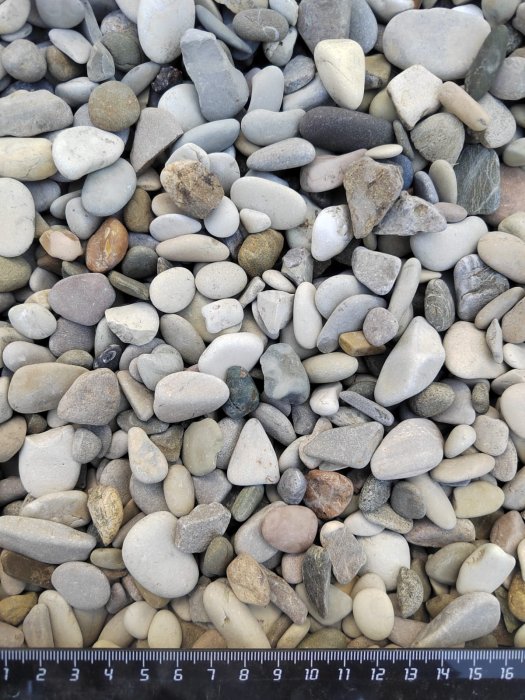 Галька черноморская фр. 10-20 мм.  купить с доставкой в Краснодару фото 